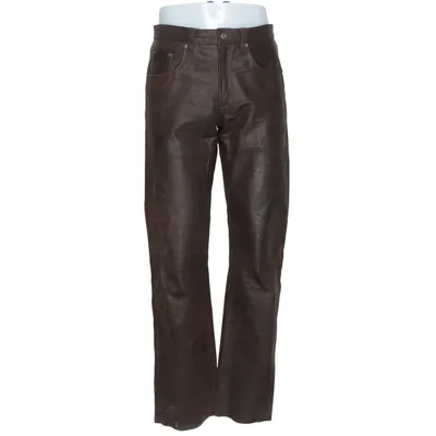 Läderbyxor (Brun) från Maddox Skinn, Polyester