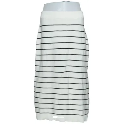 Skirt (White, Black) from Cream Cotton