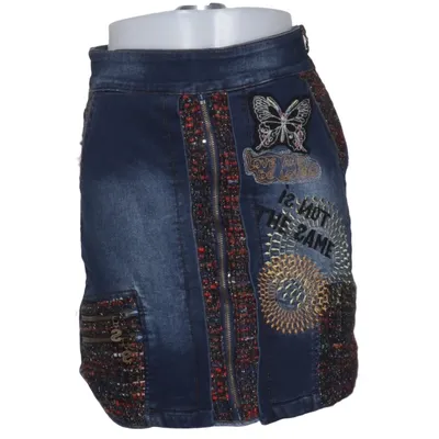 Jeansrock (67F27A3) von Desigual Acryl, Baumwolle, Polyester