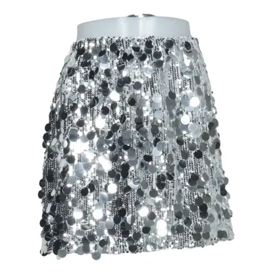 Kjol (Silverfärgad) från Shein Curve Polyester