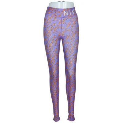Træningsleggings (Lilla, Orange, Flerfarvet) fra Niki Sportswear Elastan, Polyester
