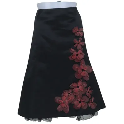 Rok (Zwart, Rood) van Début Acetaat, Nylon, Polyester