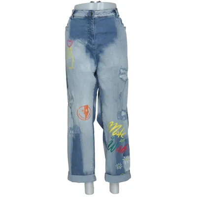 Jean (Bleu, Multicolore) de Angel of Style Coton, Élasthane