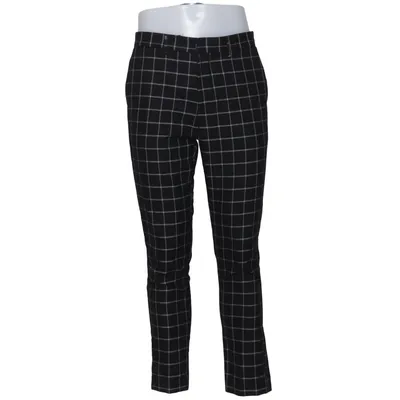 Pantalon de costume (Noir, Blanc) de New Look Men Coton, Polyester, Viscose