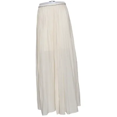 Maxi skirt (Beige) from Suncoo Cotton, Polyester, Viscose