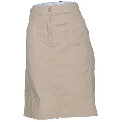 Kjol (Beige) från Brandtex Bomull, Elastan