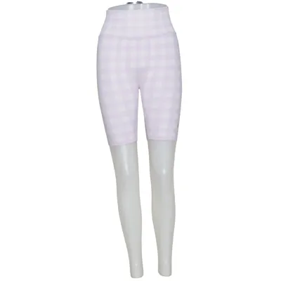 Short de compression (Violet, Blanc) de Sweaty Betty Élasthane, Polyamide, Polyester