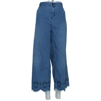 Jeans (Blue) from Zhenzi Cotton, Elastane, Polyester, Viscose
