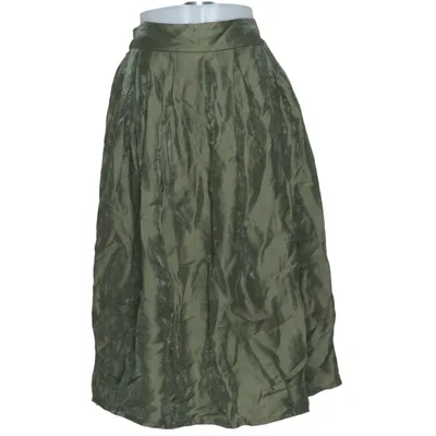 Skirt (Green) from NW Collection Elastane, Metallic fiber, Polyester