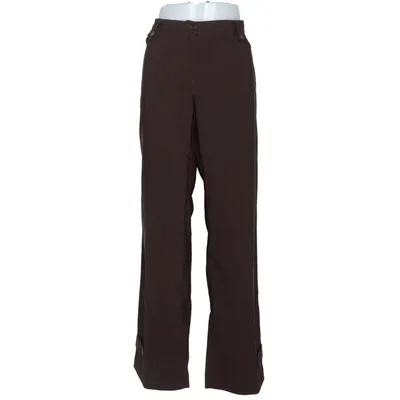 Palazzobyxor (Brun) från Mia Linea Elastan, Polyester, Viskos