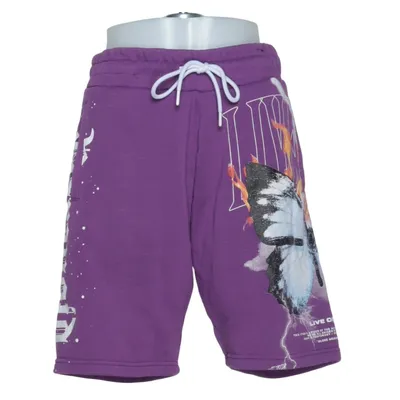 Mjukisshorts (Lila, Flerfärgad) från Black Squad Bomull, Polyester