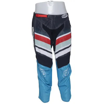 Motorcykelbukser (Sort, Blå, Flerfarvet) fra Troy Lee Designs Elastan, Læder, Polyester
