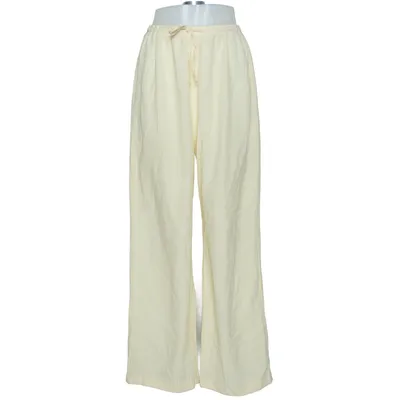 Pyjama broek (Geel, Wit) van Adessa Polyester, Viscose