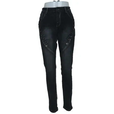 Jean (Noir) de Zac & Zoe Coton, Élasthane, Polyester