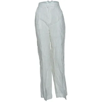 Hose (Weiß) von Premium Quality Gina Tricot Leinen