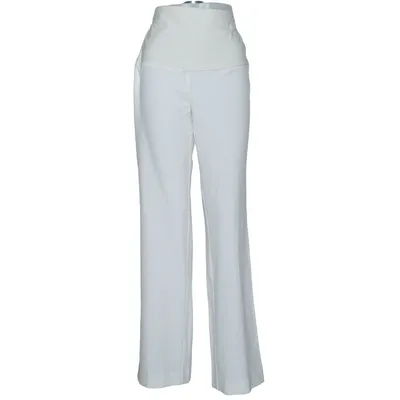 Mammabyxor (Vit) från Christoff Elastan, Polyester, Viskos