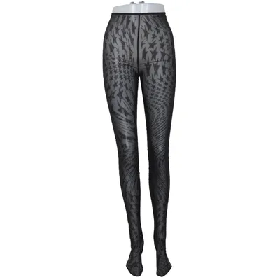 Collants polaires (Noir) de Mugler x H&M Polyamide, Élasthane