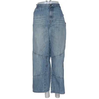 Spijkerbroek (Blauw) van Men Plus Katoen
