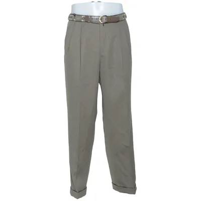 Kostuumbroek (Bruin) Polyester, Viscose, Wol
