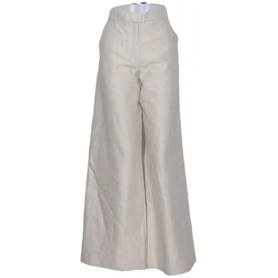 Palazzo pants (Beige) from Dagmar Cotton, Elastane, Linen, Polyester