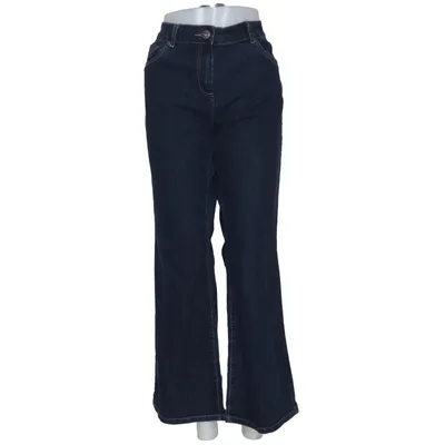 Spijkerbroek (Blauw) van Bootcut Katoen, Elastaan, Polyester