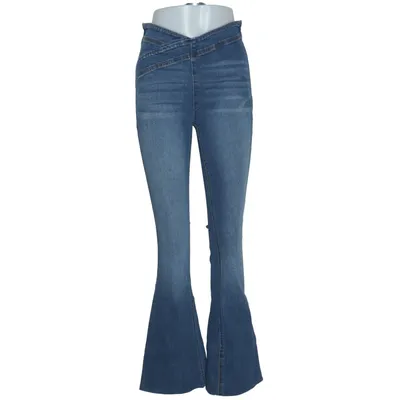 Jeans (Blå) fra Fashion Nova Bomuld, Elastan, Polyester, Viscose