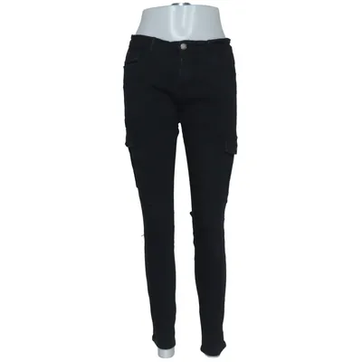 Cargo pants (Black) from Nina Carter Cotton, Elastane, Polyester