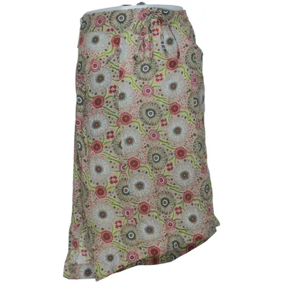 Skirt (Beige, Multicolored) from Skhoop Cotton