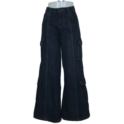 Cargo pants (Blue) from Jaded London Cotton, Lyocell, Polyamide, Polyester, Viscose