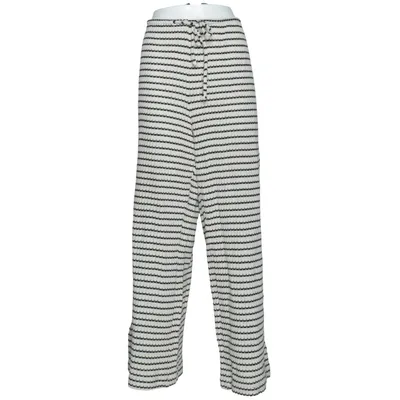 Palazzo broek (Wit, Meerkleurig) van H&M Katoen, Polyester