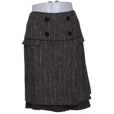 Rok (Grijs, Bruin) van Hirsch Katoen, Polyamide, Polyester, Zijde, Wol