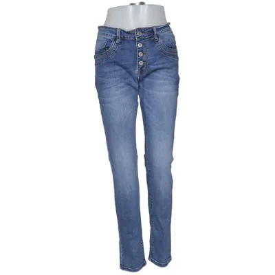 Jeans (Blå) från Karostar Bomull, Elastan, Polyester, Viskos