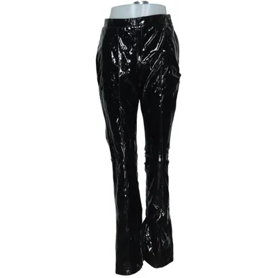 Lackbyxor (Svart) från Gine Margrethe x NA-KD Elastan, Polyester