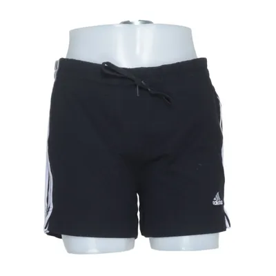 Trainingsshorts (Zwart, Wit) van Adidas Katoen, Elastaan