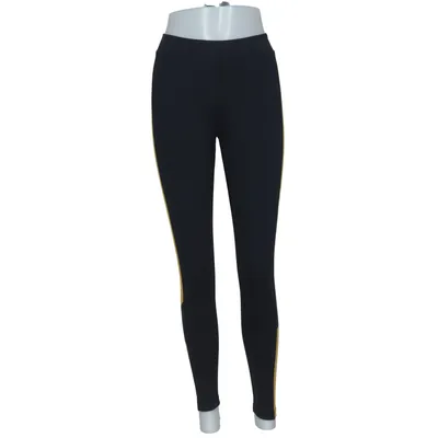 Sports tights (Black, Yellow) from Better Bodies Elastane, Polyester