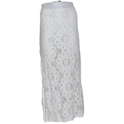 Maxi nederdel (Hvid) fra Urban Outfitters Bomuld, Polyamid