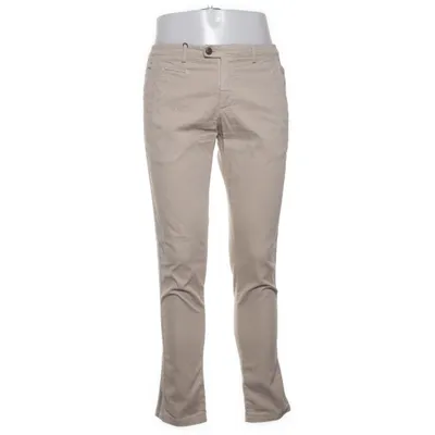 Chinos (Beige) from Takeshy Kurosawa Cotton, Elastane