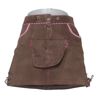Jupe (Marron, Rose) de Waldschütz Polyester, Daim