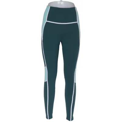 Træningsleggings (Grøn, Turkis) fra Reebok Elastan, Polyamid