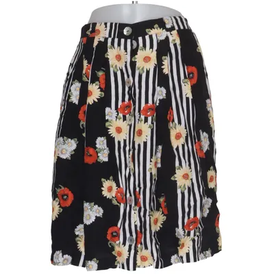 Jupe (Noir, Blanc, Multicolore) de Hardob Acétate, Viscose