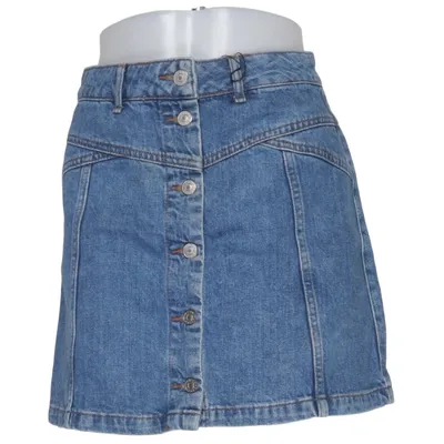 Jeansnederdel (MOTO) fra Topshop Moto Bomuld