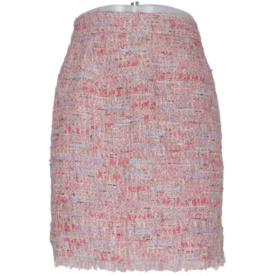 Skirt (Pink, Multicolored) from Veronica Virta Acrylic, Cotton, Elastane, Polyamide, Polyester, Viscose