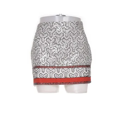 Skirt (White, Multicolored) from Zara Trafaluc Polyester