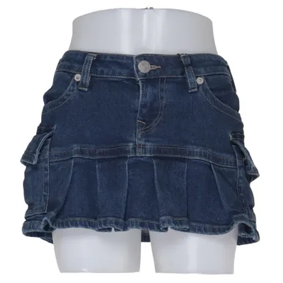 Jupe en jean (Bleu) de True Religion Coton, Élasthane