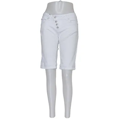 Short en jean (Blanc) de Buena Vista Coton, Élasthane, Polyester