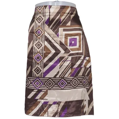 Rok (Bruin, Lila, Wit) van Sem Per Lei Elastaan, Polyester