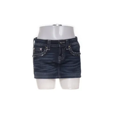 Jeanskjol (Blå) från Miss Me Bomull, Elastan