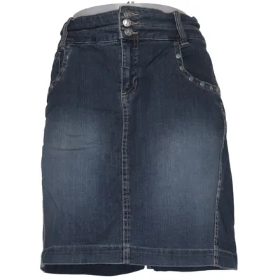 Jeansnederdel (Blå) fra Denim Extra Bomuld, Elastan