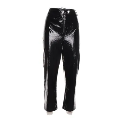 Vinyl broek (Zwart) van Pieces Polyester, Polyurethaan