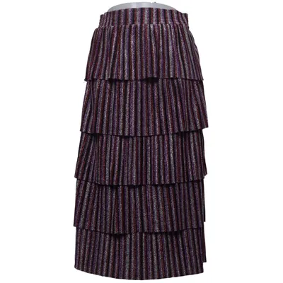 Kjol (Svart, Rosa, Lila, Flerfärgad) från Aéryne Metallfiber, Polyester